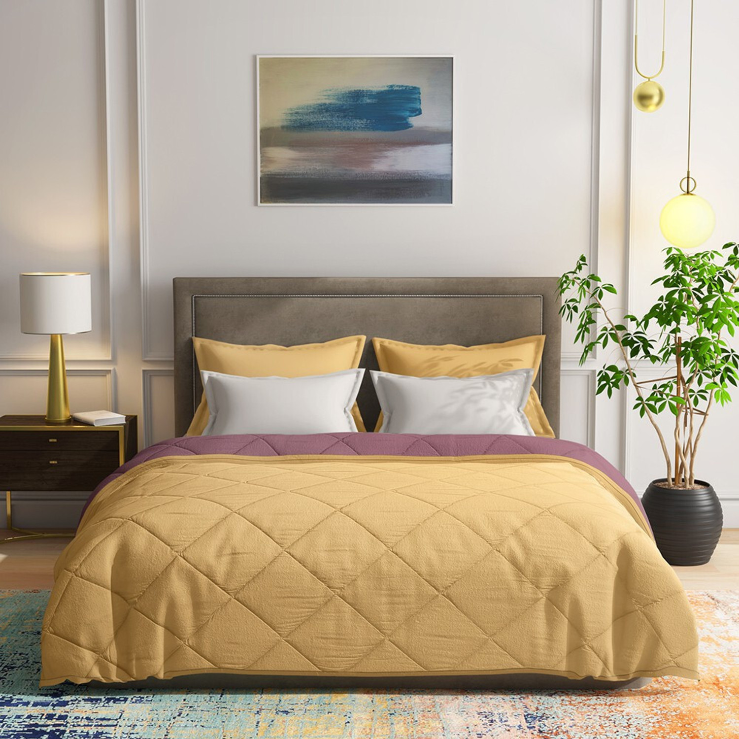 Image of Wakefit Solid Single Comforter for Heavy Winter