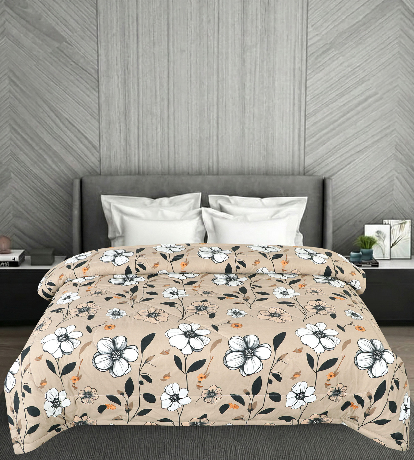 Image of Moonroof Printed Queen Comforter for AC Room (Microfiber, SURAJMUKHI)