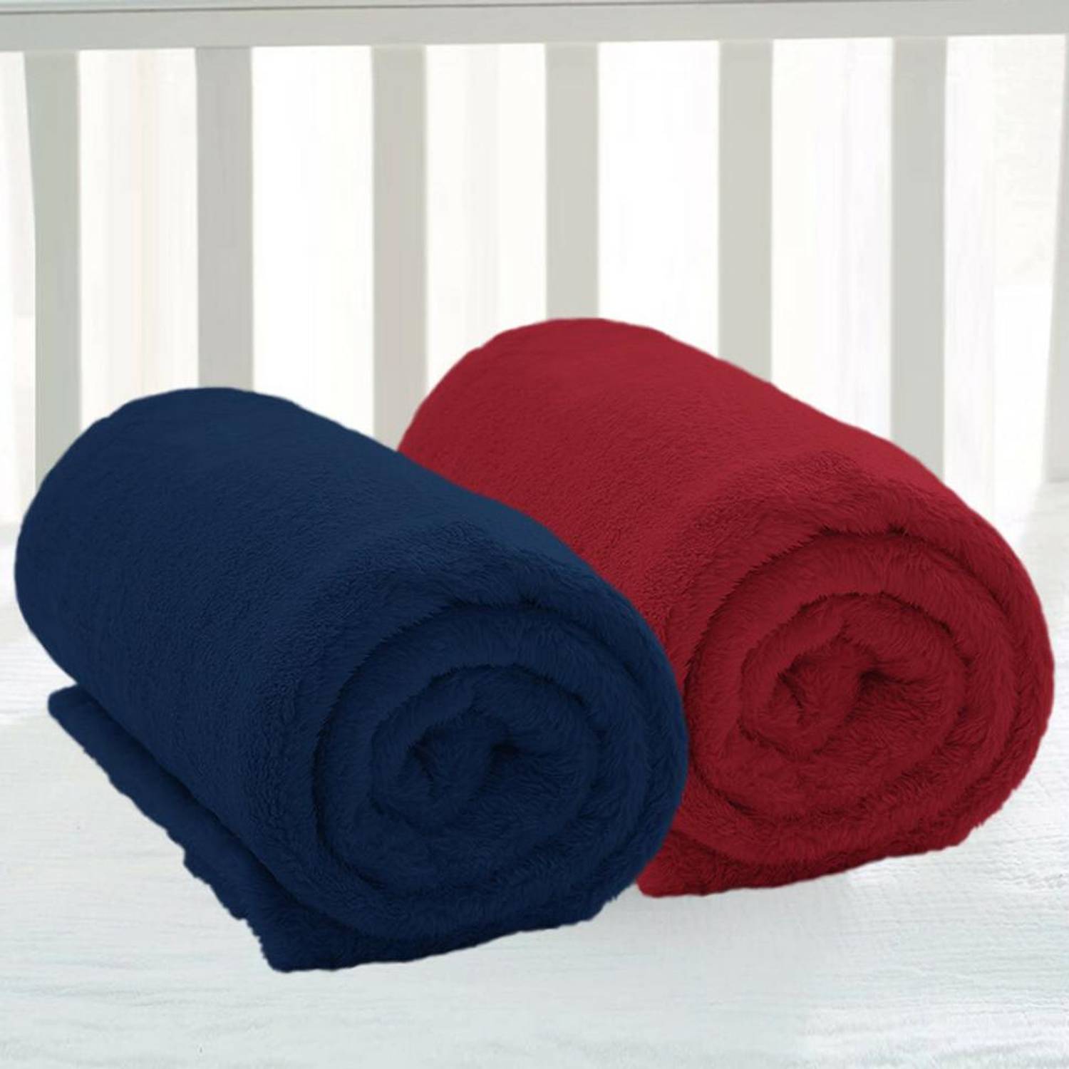 BSB HOME Solid Crib Crib Baby Blanket for Mild Winter