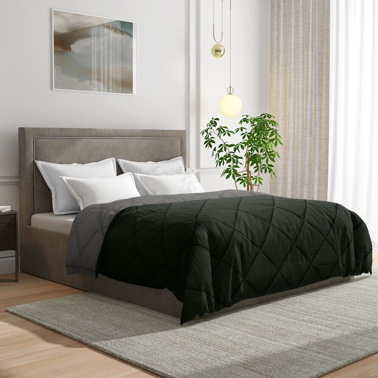 Image of Wakefit Solid Single Comforter for Heavy Winter