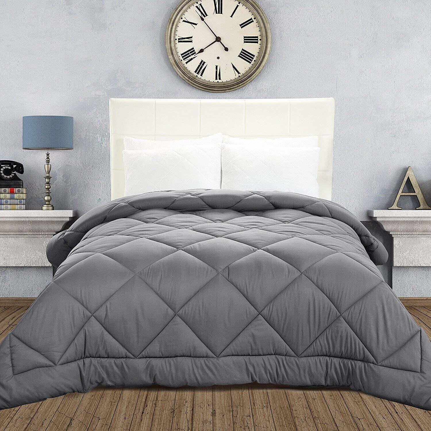 Image of CRAZY WORLD Solid Double Comforter for Heavy Winter
