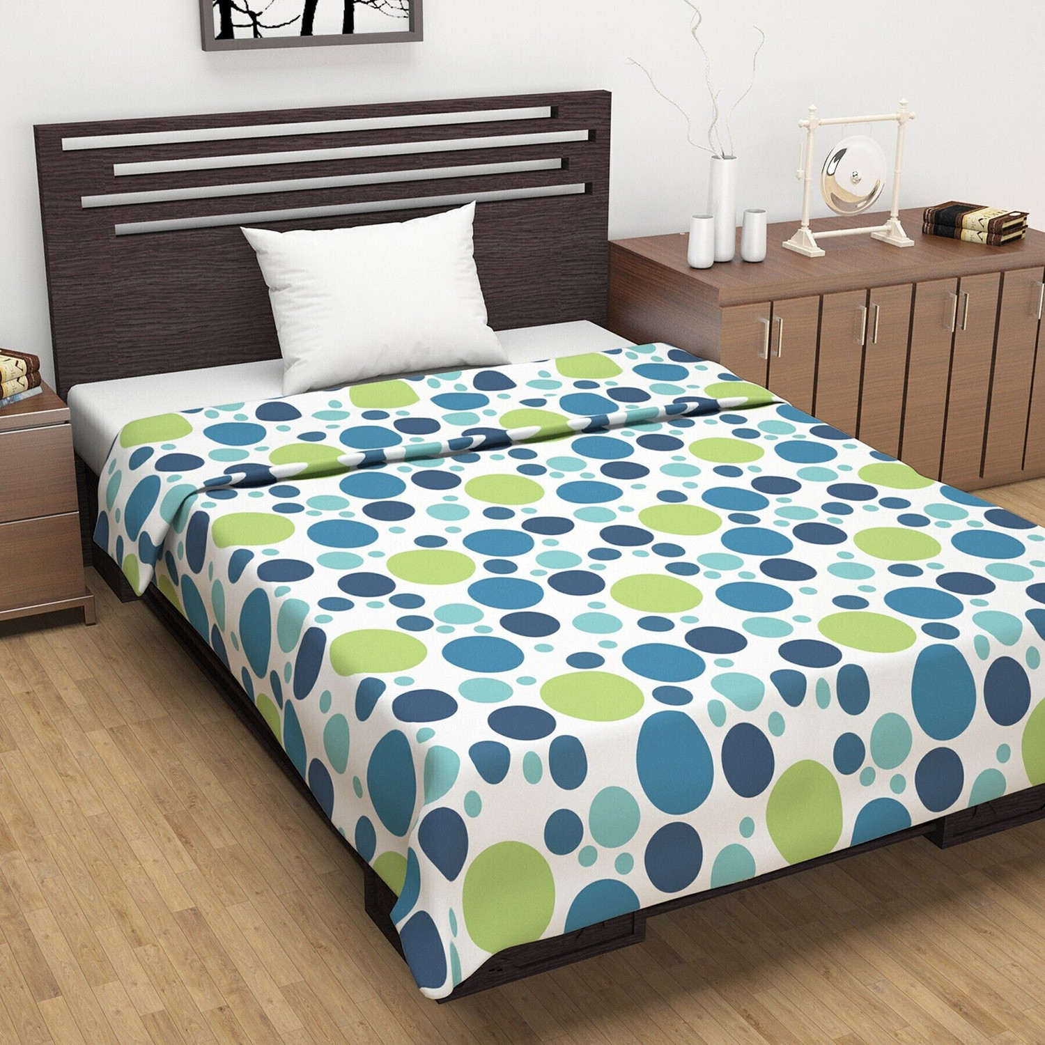 Image of Divine Casa Printed Single Dohar for AC Room