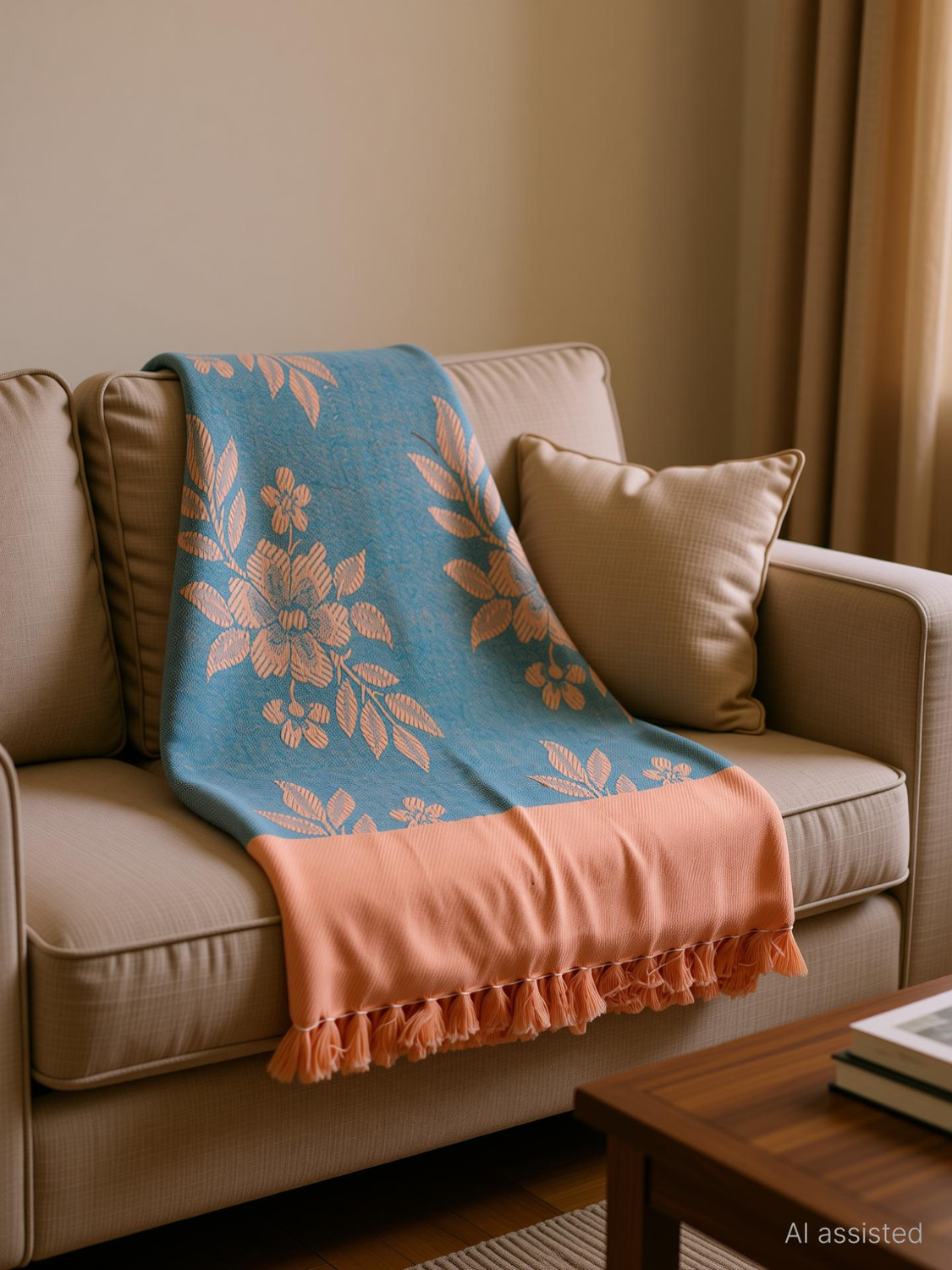 Image of Saagar Tex Floral Single AC Blanket for AC Room