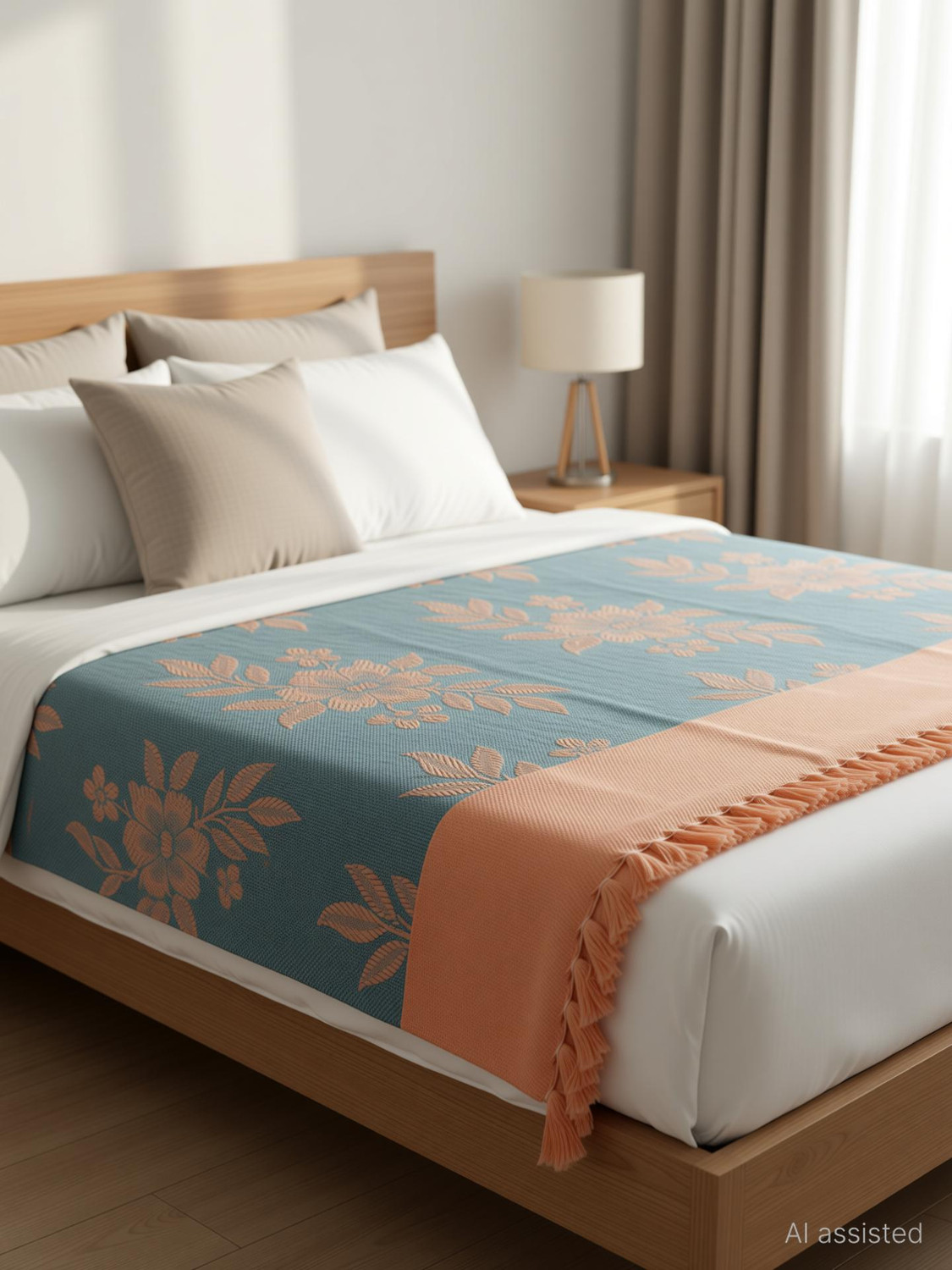 Image of Saagar Tex Floral Single AC Blanket for AC Room