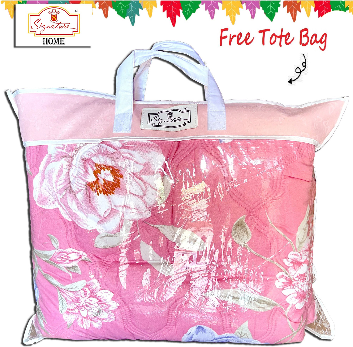 Image of Signature Floral Double Comforter for AC Room