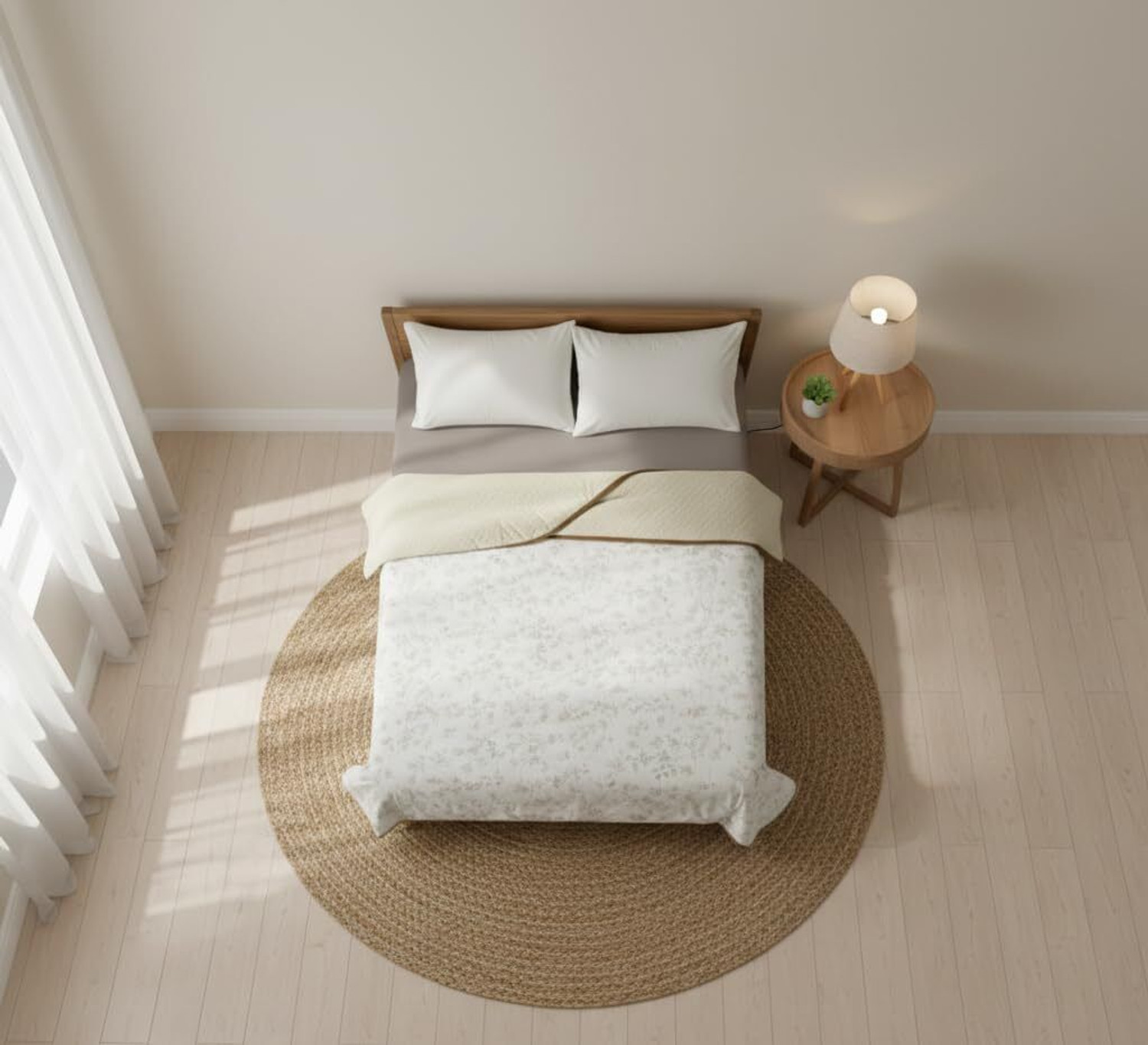 Image of HomeCent Printed Single Dohar for AC Room