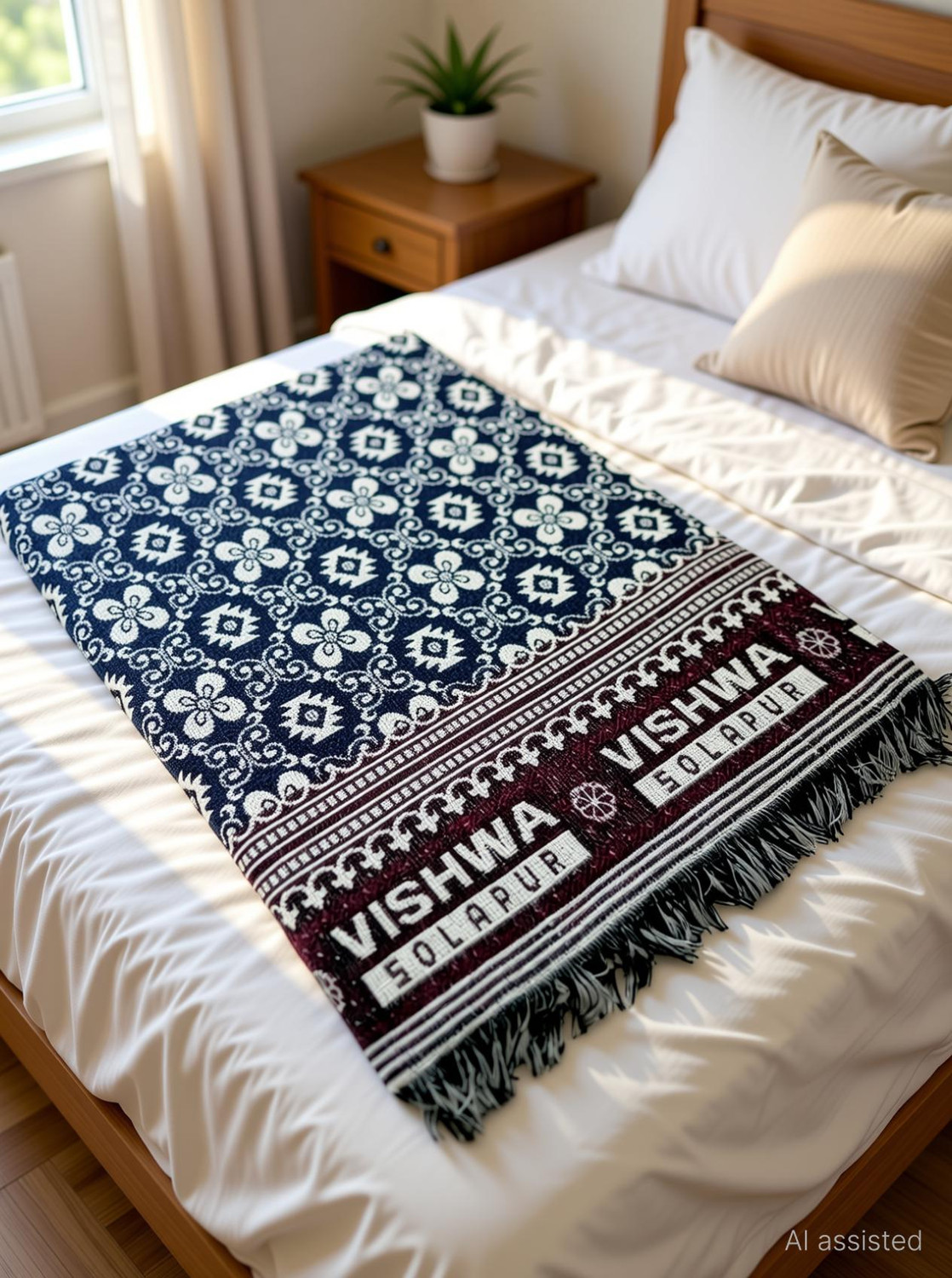 Image of Vishwa Textiles Floral Single AC Blanket for AC Room