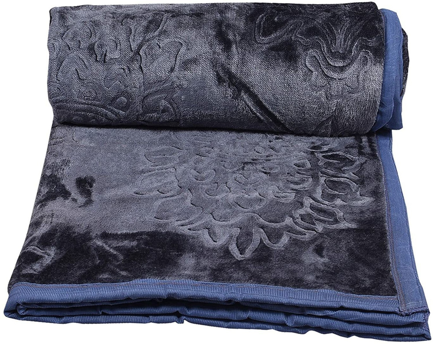 Image of Swikon star Floral Double Mink Blanket for Heavy Winter