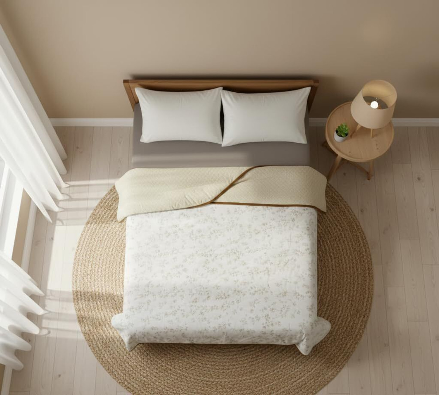 Image of HomeCent Printed Single Dohar for AC Room