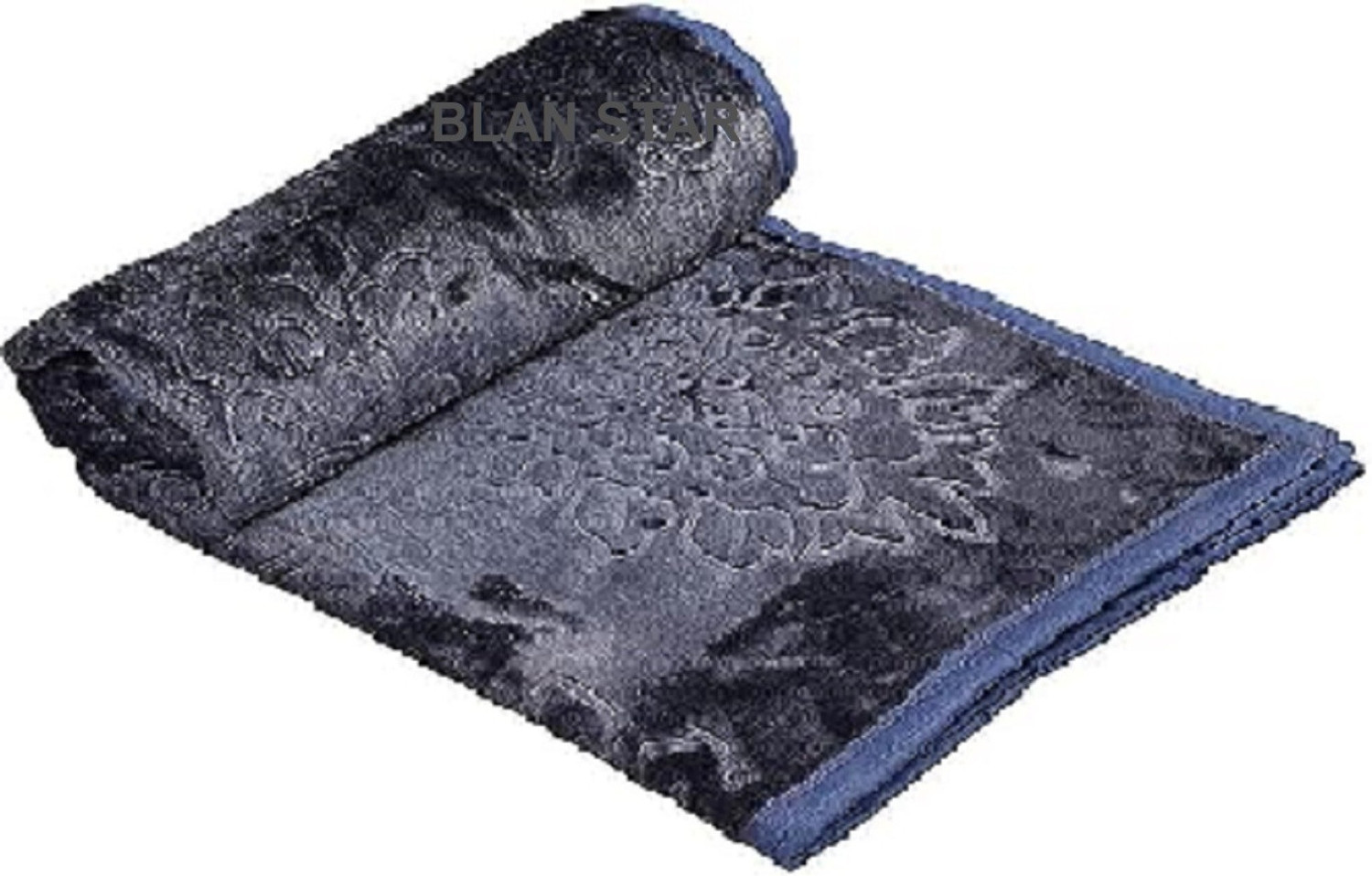 Image of KIXTA Self Design Double Mink Blanket for Heavy Winter