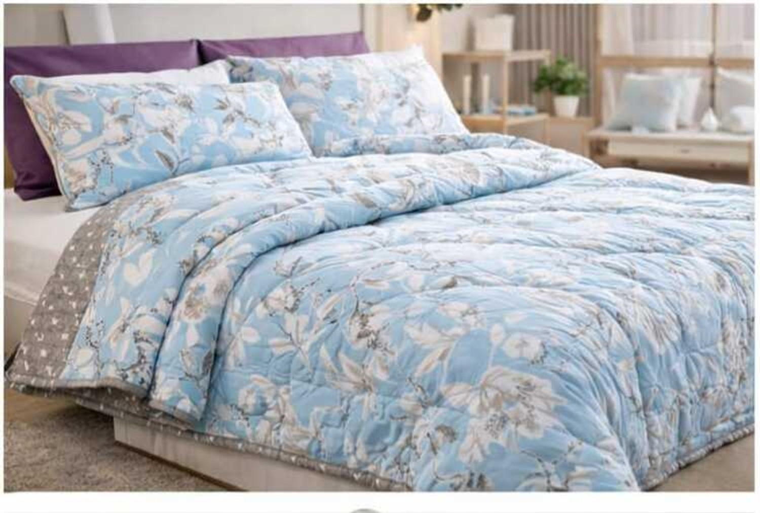 Image of EMLY Printed King AC Blanket for AC Room