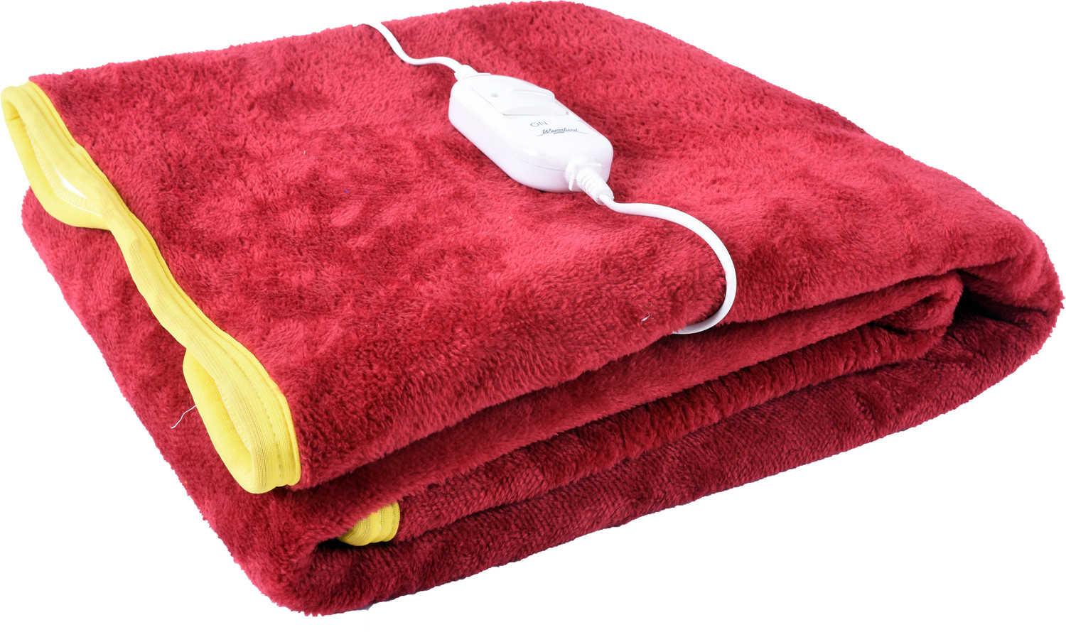 Image of warmzzz Solid Single Electric Blanket for Heavy Winter