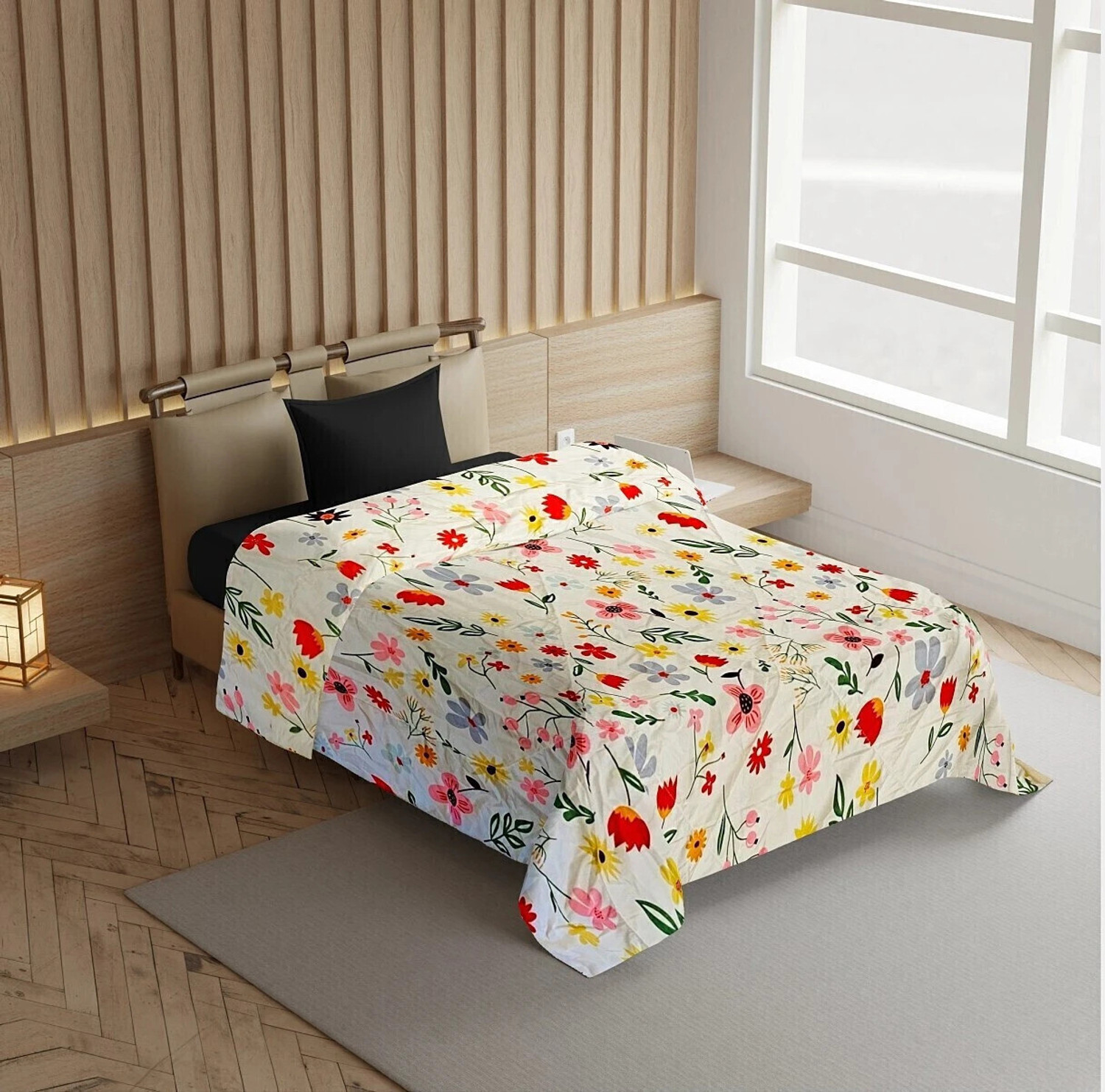 Image of Flipkart Perfect Homes 3D Printed Single Comforter for AC Room