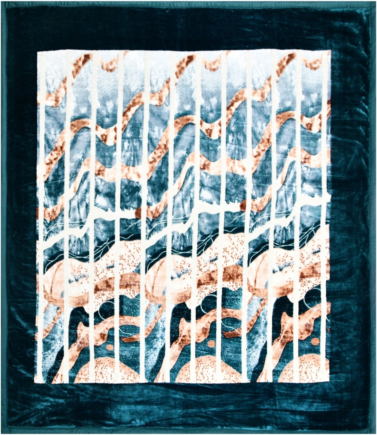 Image of haus & kinder Printed Single AC Blanket for Mild Winter (Polyester, Multicolor)