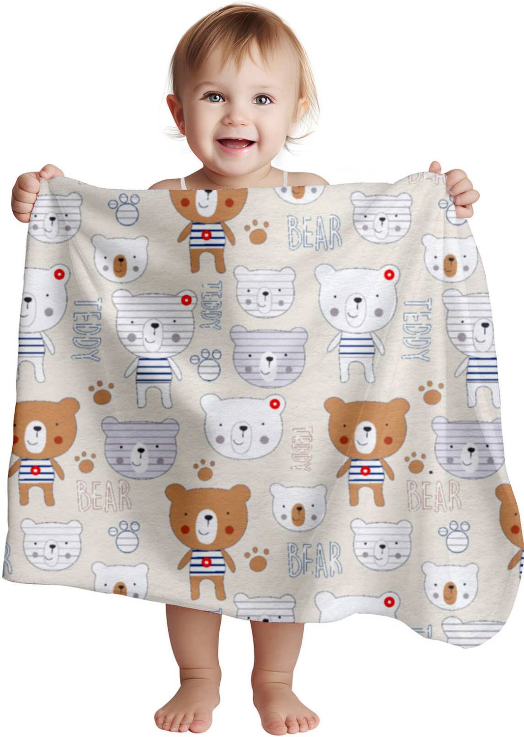 1st Step Printed Single Crib Baby Blanket for AC Room