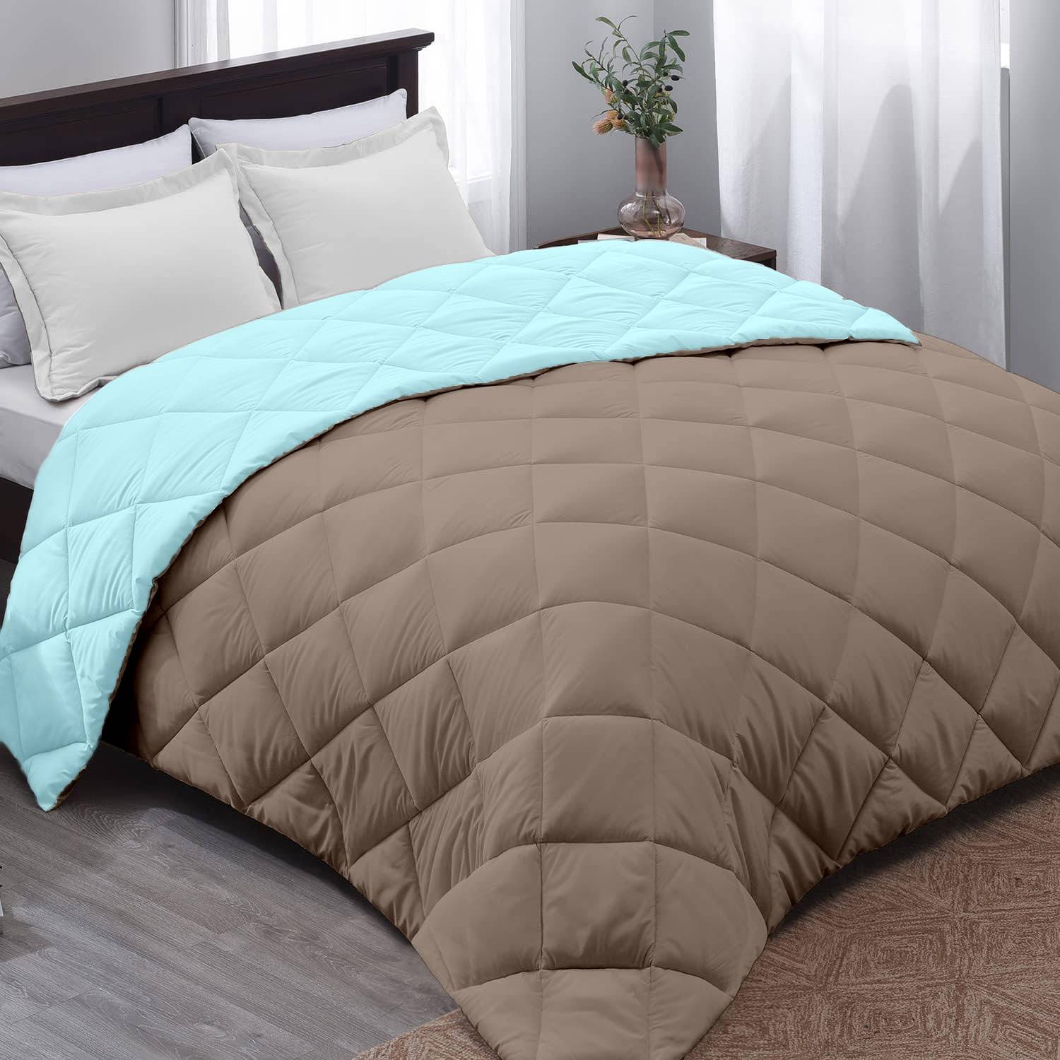 AYKA Geometric Double, King Comforter for Heavy Winter