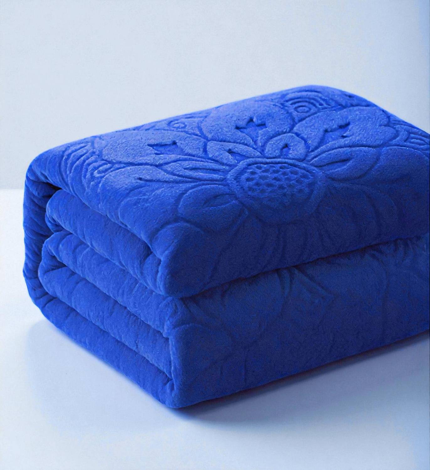 GKM Floral Double Mink Blanket for  Heavy Winter