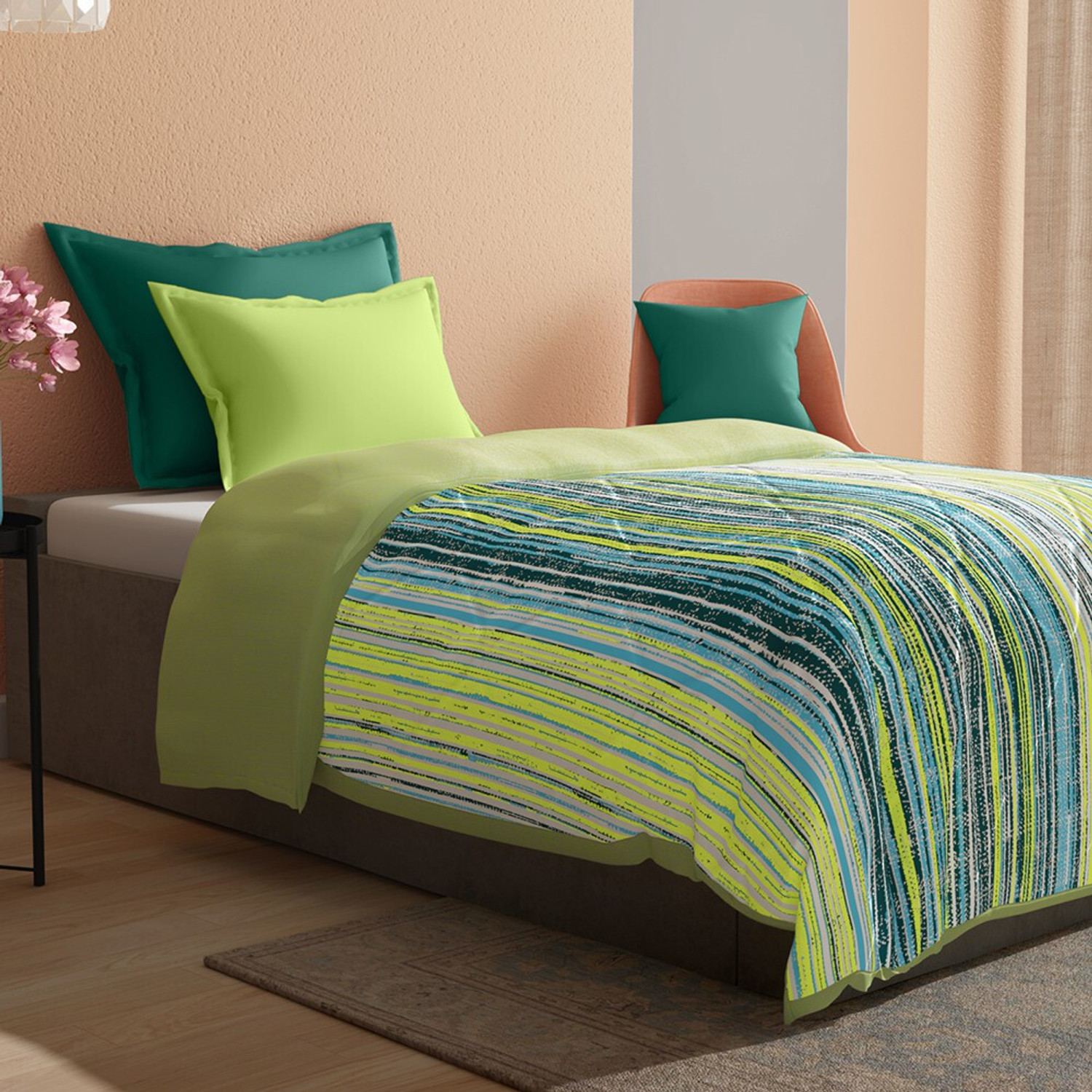 Image of Wakefit Printed Single Comforter for Mild Winter