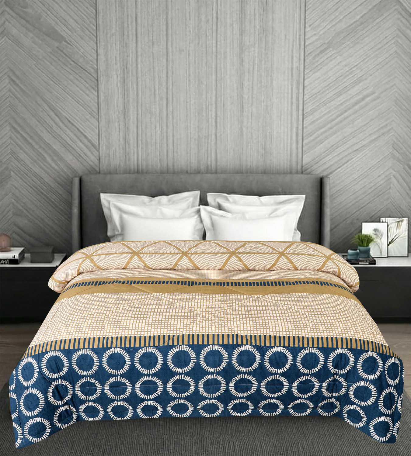 Image of Flipkart Perfect Homes Microfiber Double King Sized Bedding Set