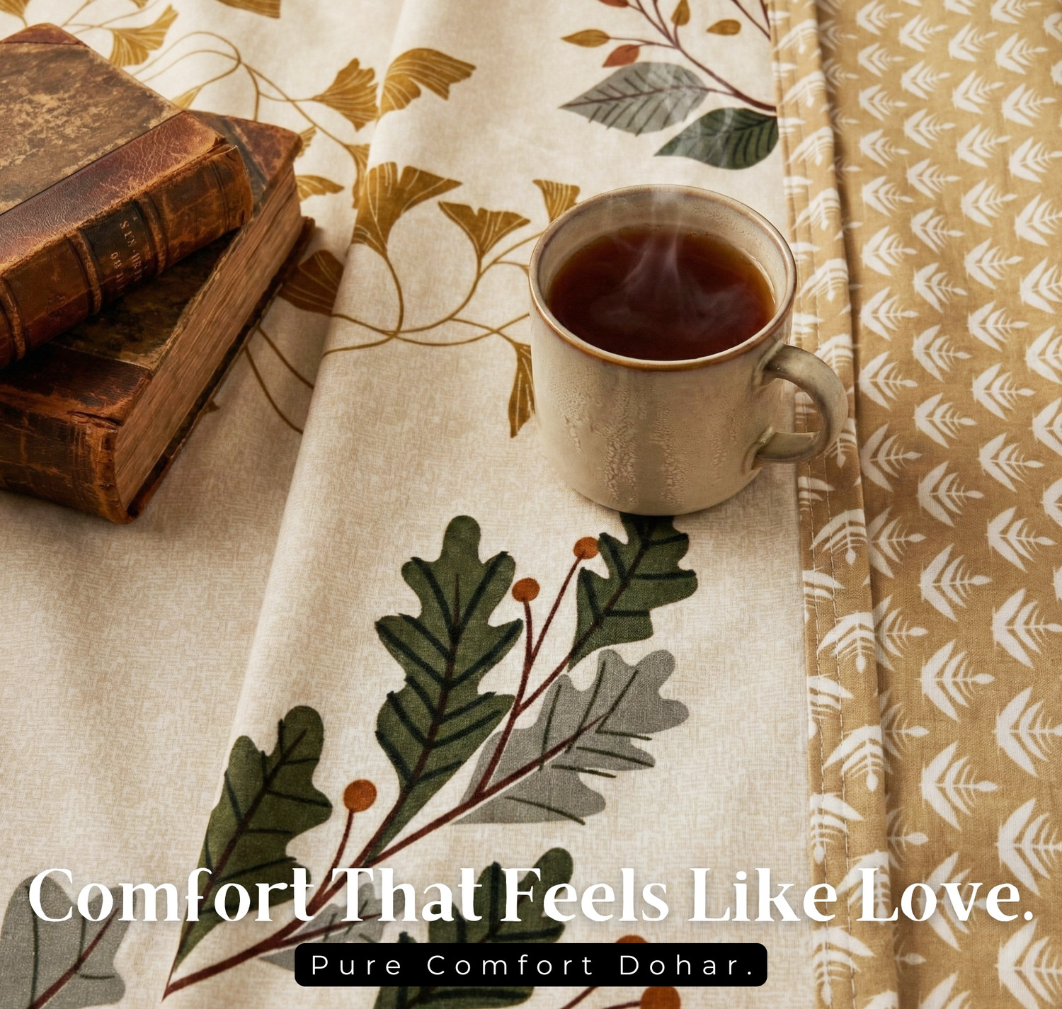 Image of VAS COLLECTIONS Floral Single Dohar for AC Room
