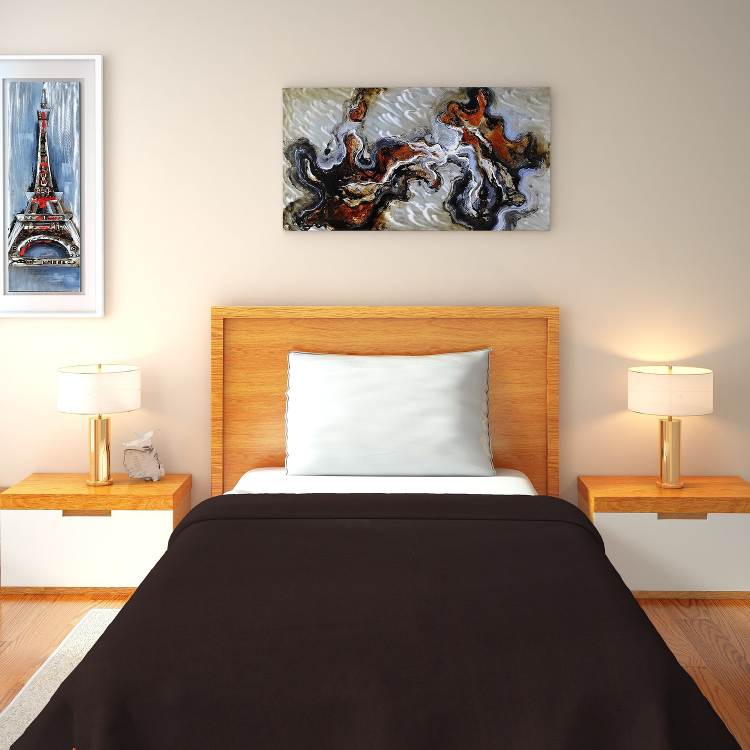 Image of IWS Solid Single Fleece Blanket for AC Room