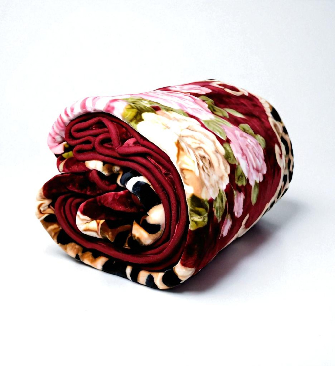 Image of Swikon star Floral Single Mink Blanket for Heavy Winter (Microfiber, Multicolor2)