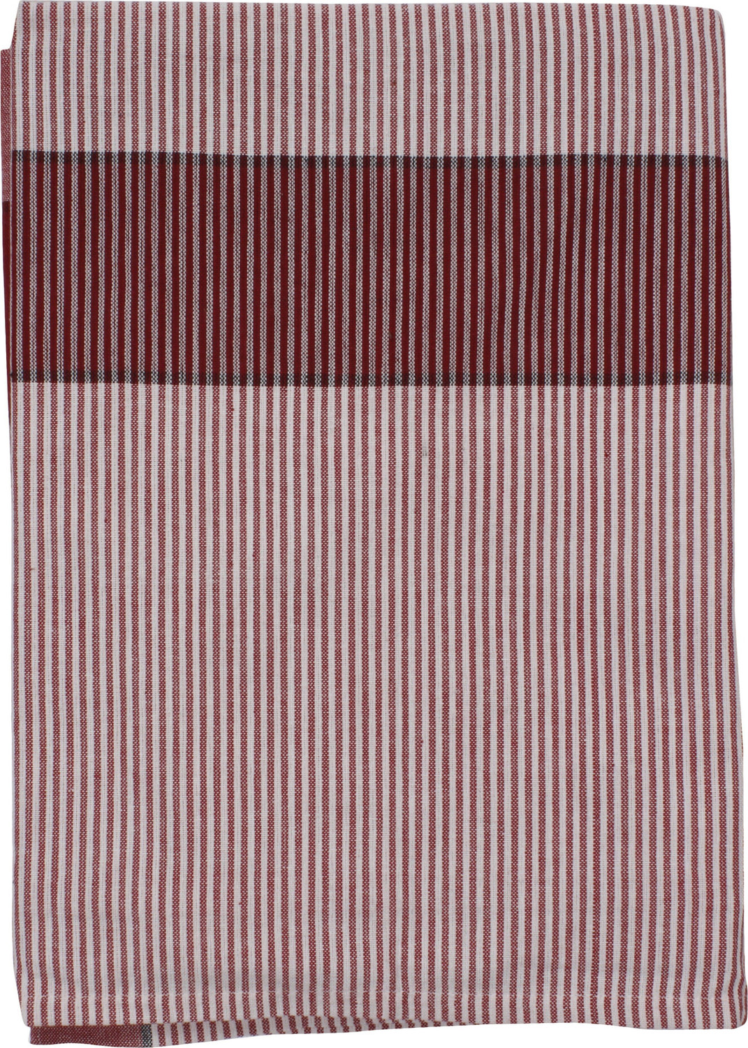 Image of Saagar Tex Striped Double AC Blanket for AC Room (Cotton, Brown)