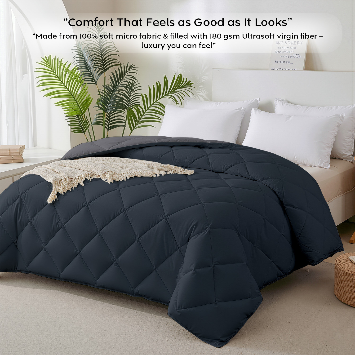 Image of AYKA Printed Double Comforter for AC Room