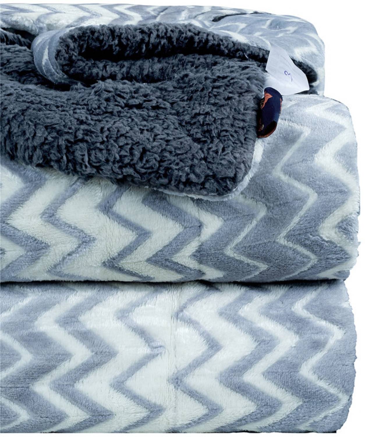 BSB HOME Solid Single Sherpa Blanket for Heavy Winter