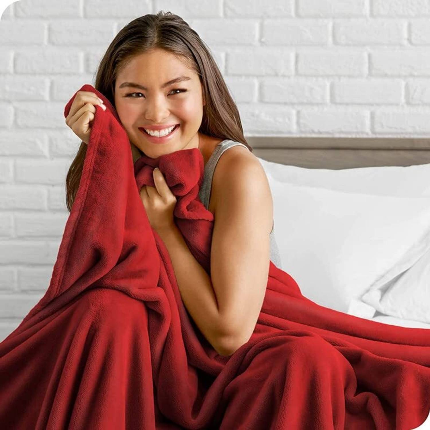 AMBERBLISH HOMES Solid Double AC Blanket for Mild Winter