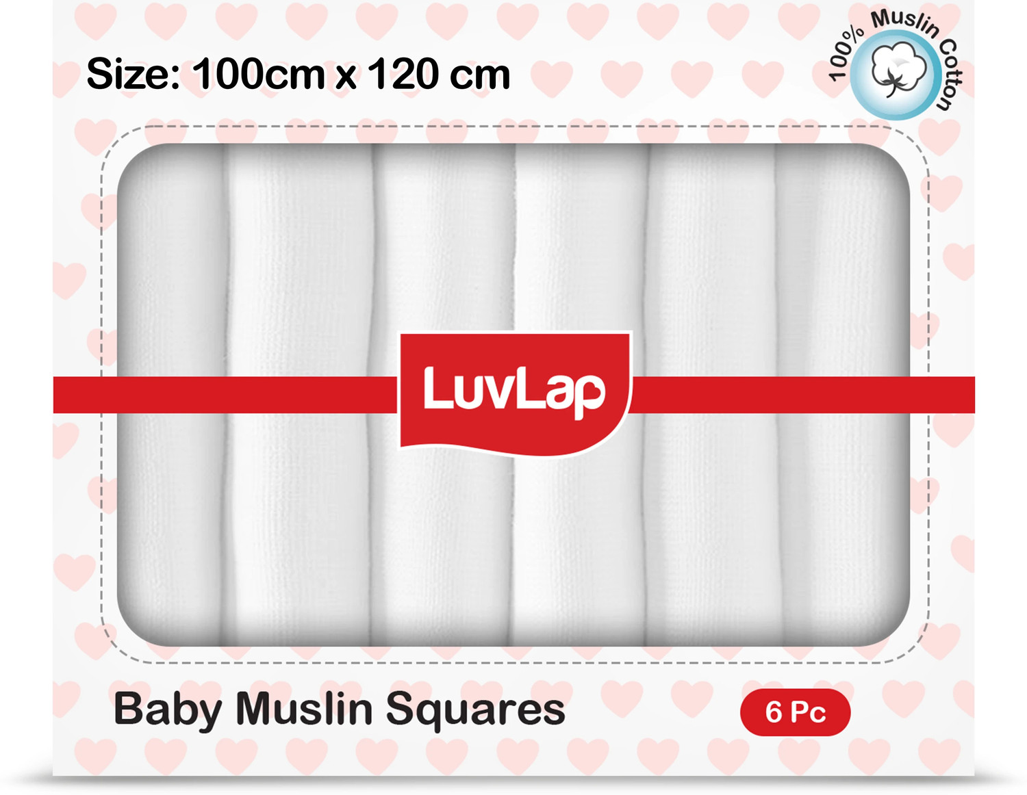 Image of LuvLap Solid Single Swaddling Baby Blanket for Mild Winter