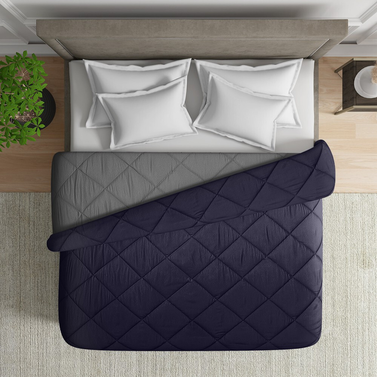 Image of Wakefit Solid Single Comforter for Heavy Winter