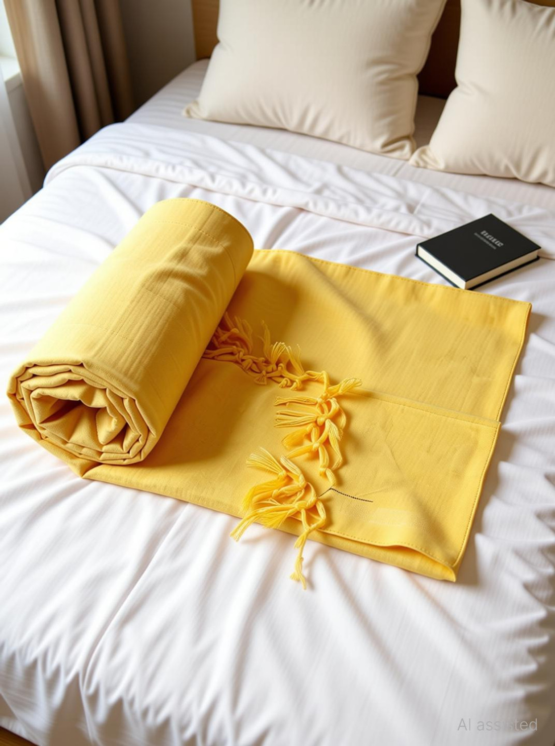 Image of BHAGALPURI CHADAR RESHU HANDLOOM Solid Single Top Sheet for AC Room