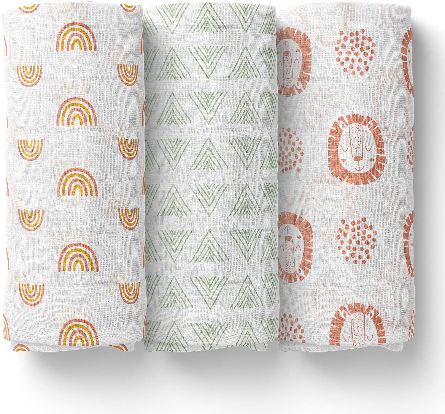 1st Step Printed Single Swaddling Baby Blanket for AC Room