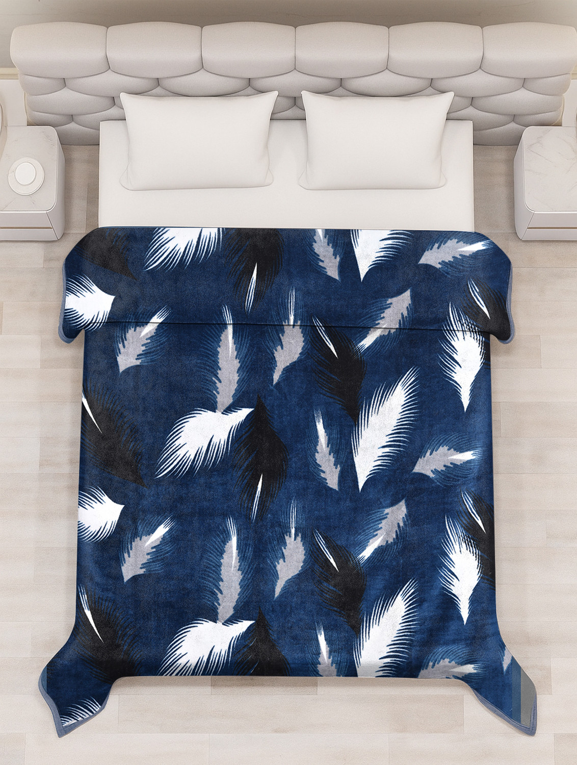 Image of SPANGLE Printed Double Mink Blanket for Heavy Winter