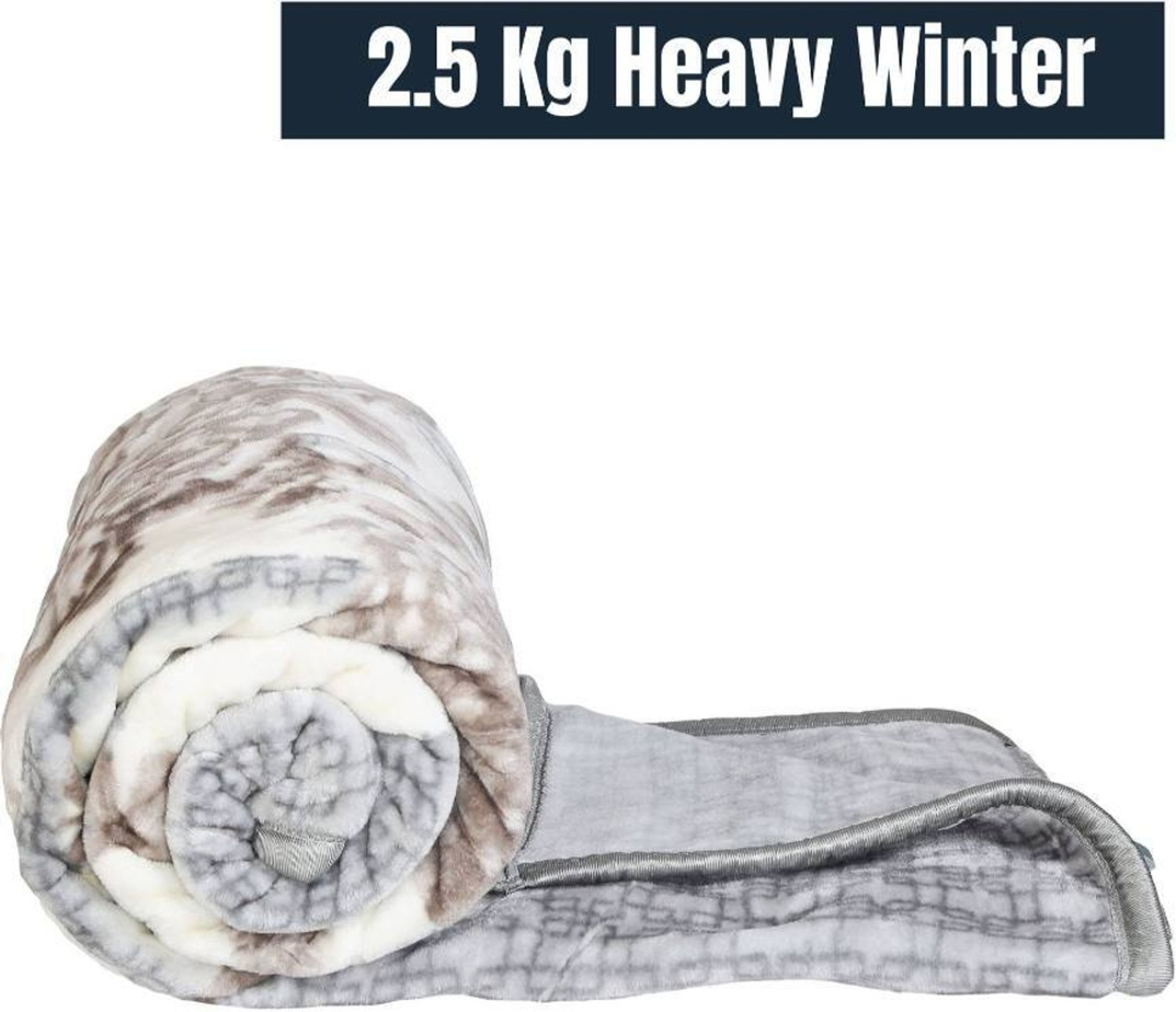 Image of MAGICAL Floral King Mink Blanket for Heavy Winter (Microfiber, Multicolor - 8)