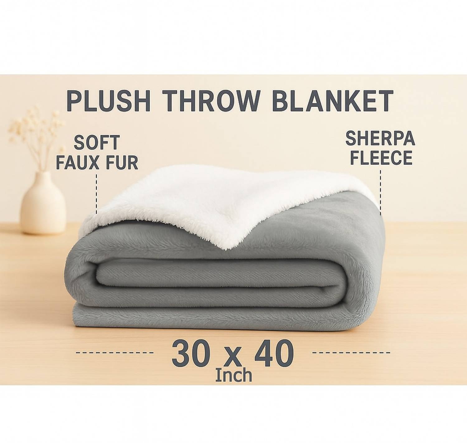 BABY ZONE Solid Crib AC Blanket for AC Room
