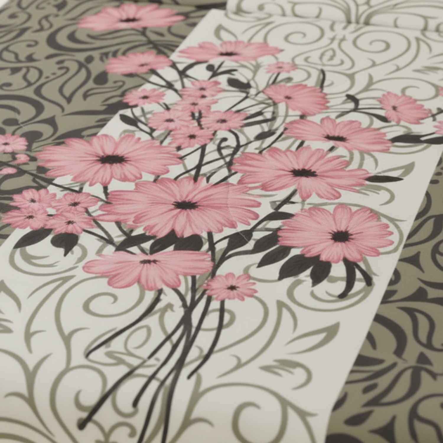 Image of Raymond Home Floral Single Mink Blanket for Heavy Winter
