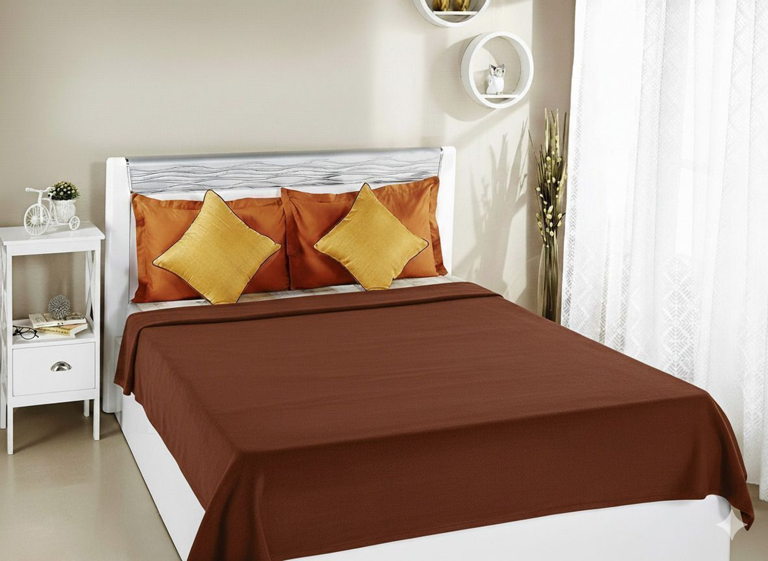 Image of EVOKK INDIA Solid Single Fleece Blanket for Heavy Winter