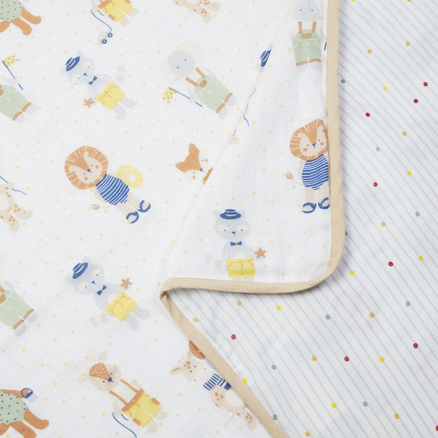 Image of haus & kinder Printed Crib Crib Baby Blanket for AC Room
