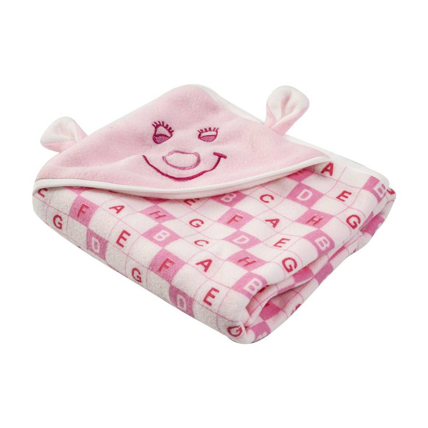 BABY ZONE Printed Single Hooded Baby Blanket for AC Room