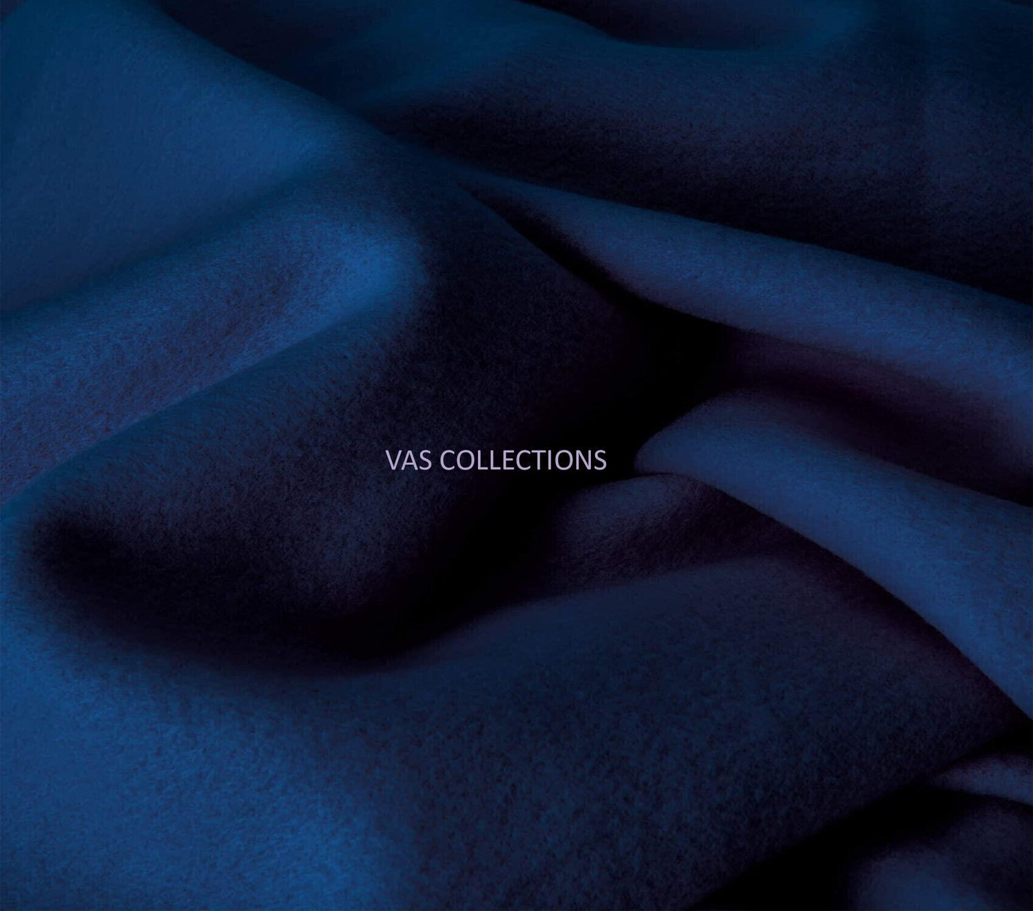 Image of VAS COLLECTIONS Solid Single Fleece Blanket for Heavy Winter (Polyester, Blue)