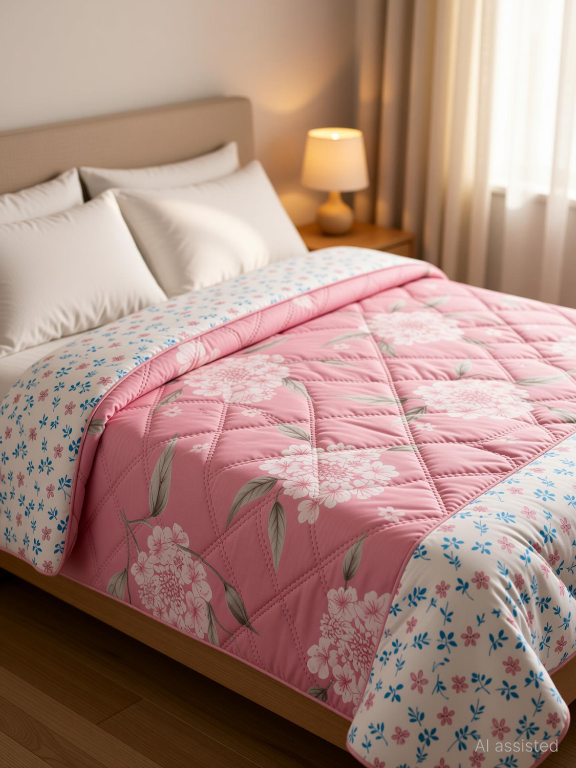 Image of Signature Floral Double Comforter for AC Room