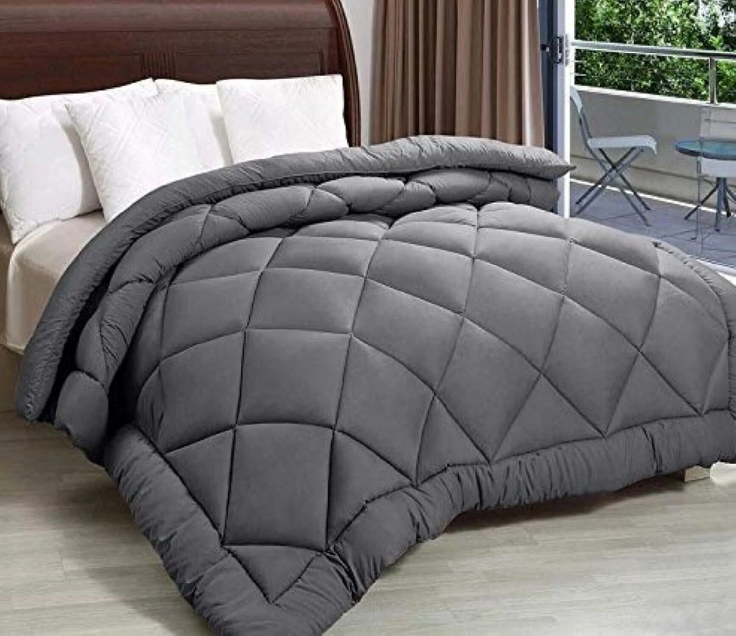 Image of CRAZY WORLD Solid Double Comforter for Heavy Winter