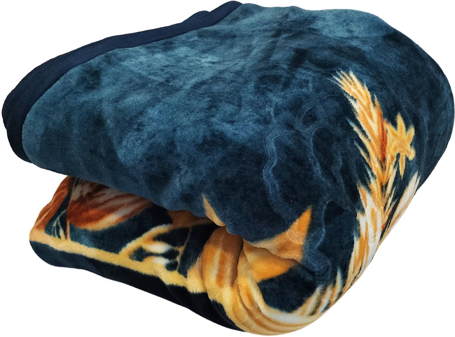 WARMZY Floral Double Mink Blanket for Heavy Winter