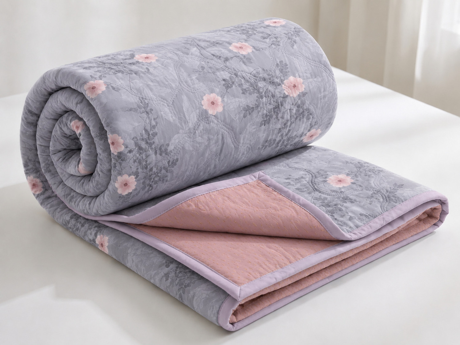 Image of Indian Weavers home store Floral Queen Comforter for AC Room