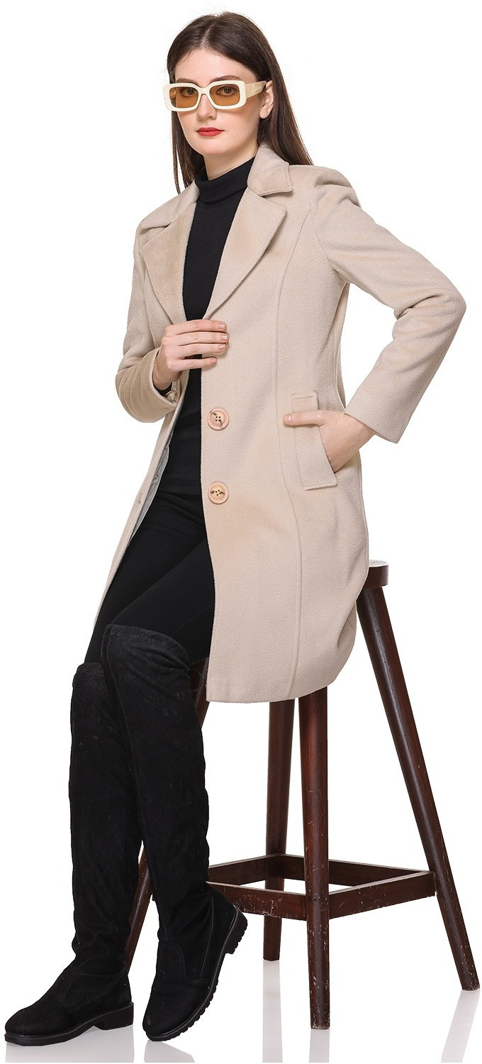 Image of AAYAT Wool Solid Coat