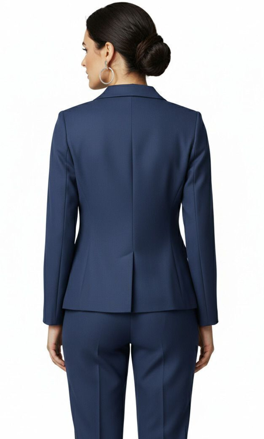 Image of TrendArc Solid Single Breasted Formal Women Blazer