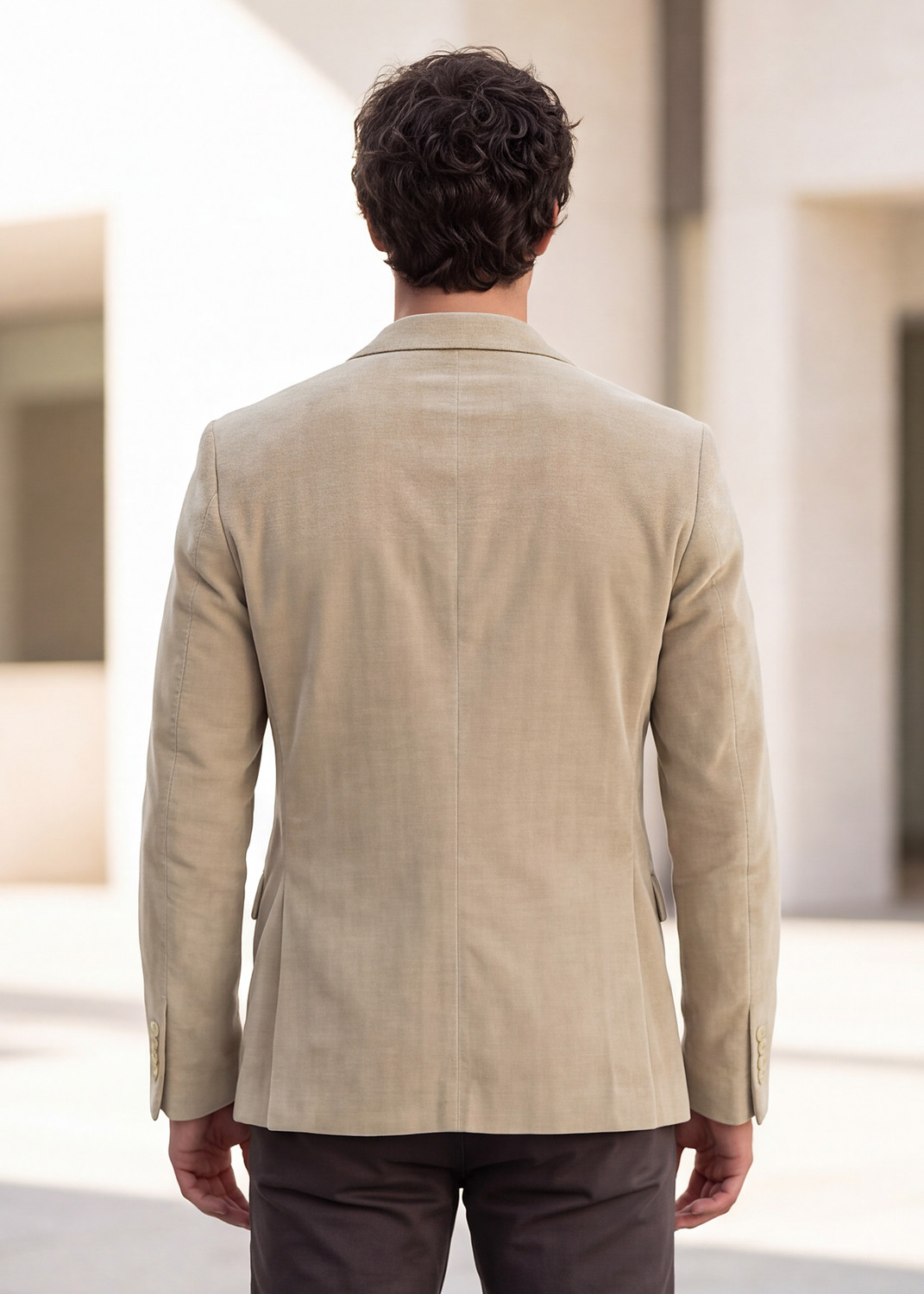 Image of KILLER Solid Single Breasted Casual Men Blazer
