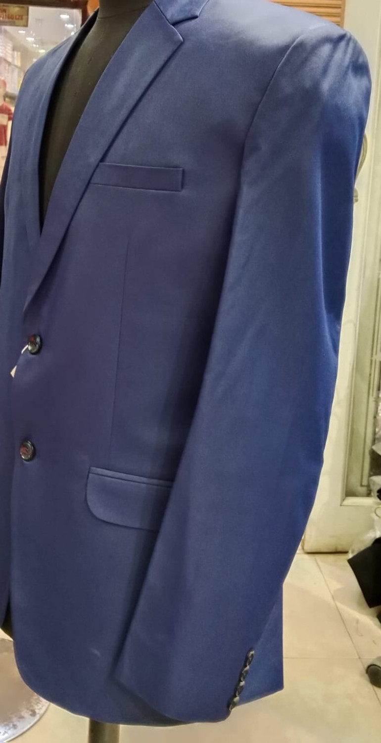 Image of ASTHETIC Solid Single Breasted Party, Festive, Formal, Wedding, Casual Men Blazer
